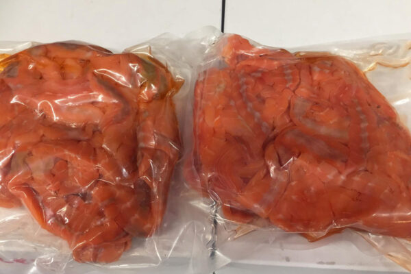 Zalm afsnijdsel