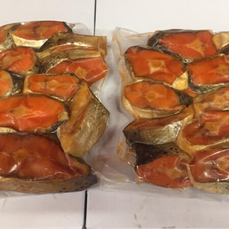 Zalmmootjes, koud gerookt